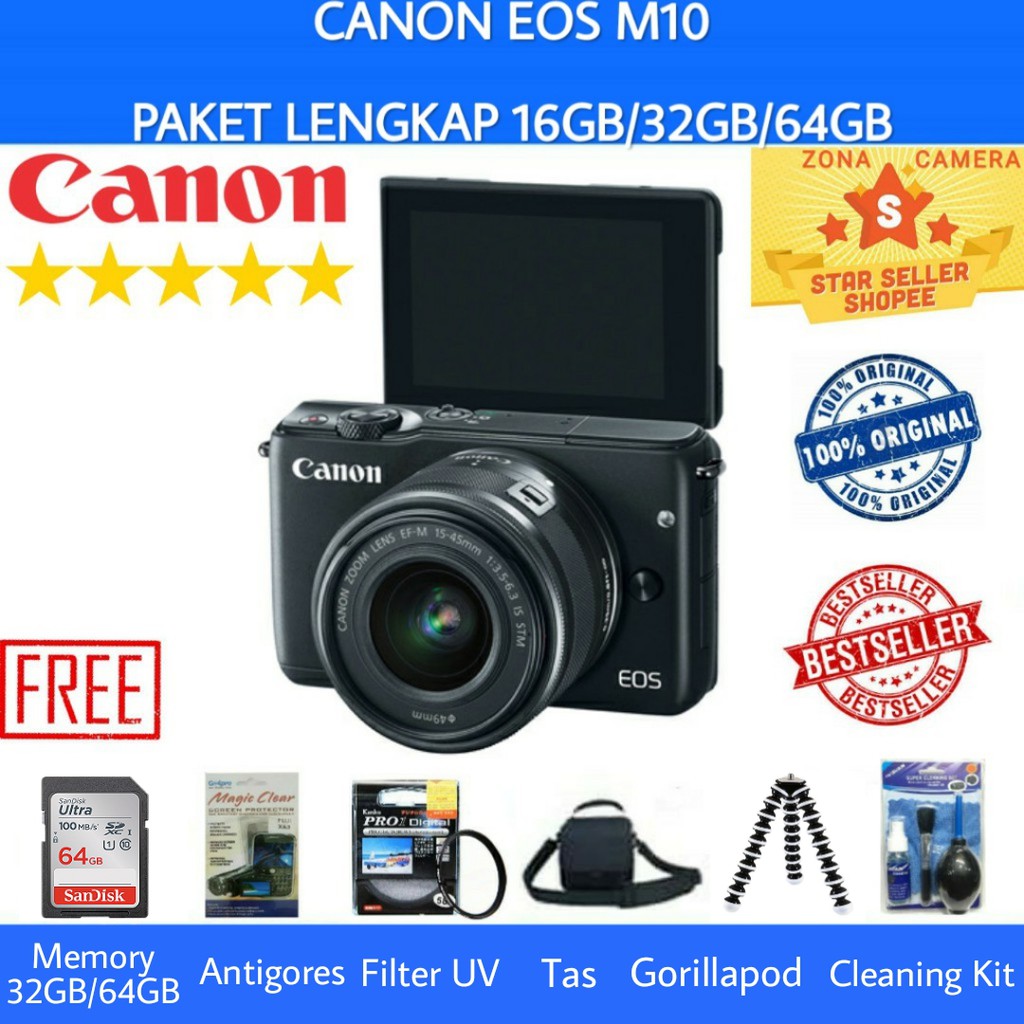 Jual Canon Eos M Canon M Kit Mm Is Stm Wifi Original Paket