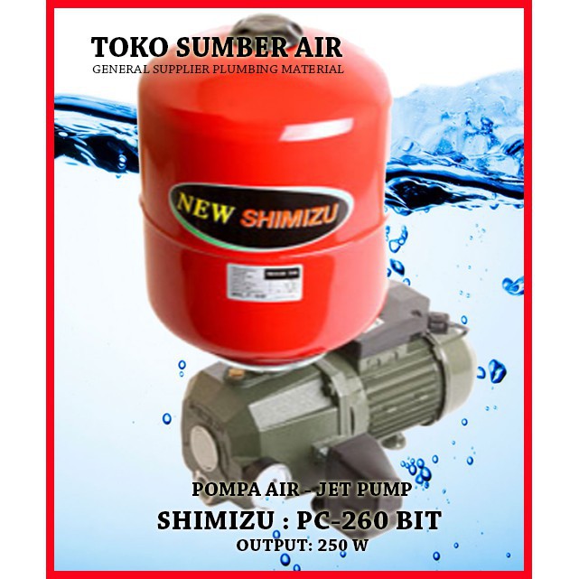 Jual Shimizu Pompa Air Jet Pump Sumur Dalam Tabung Pc Bit