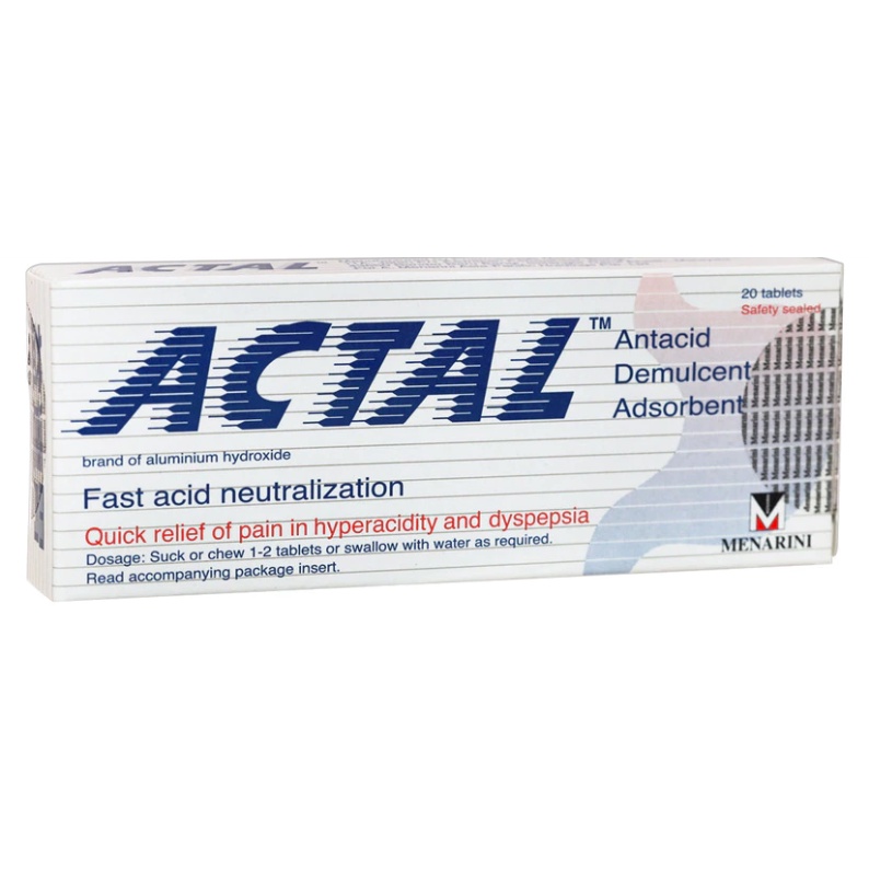 Jual ACTAL ANTACID 20 TABS OBAT MAAG SINGAPORE Shopee Indonesia