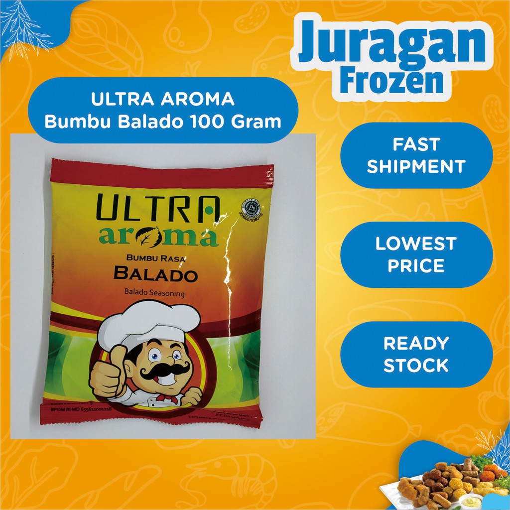 Jual Ultra Aroma Bumbu Tabur Balado Gram Shopee Indonesia