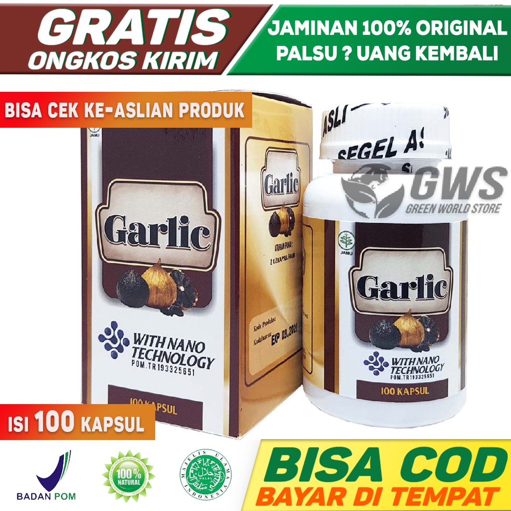 Jual Walatra Black Garlic Kapsul With Nanotechnology Ekstrak Bawang