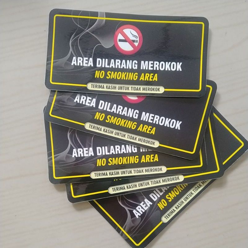 Jual Stiker Area Dilarang Merokok Shopee Indonesia