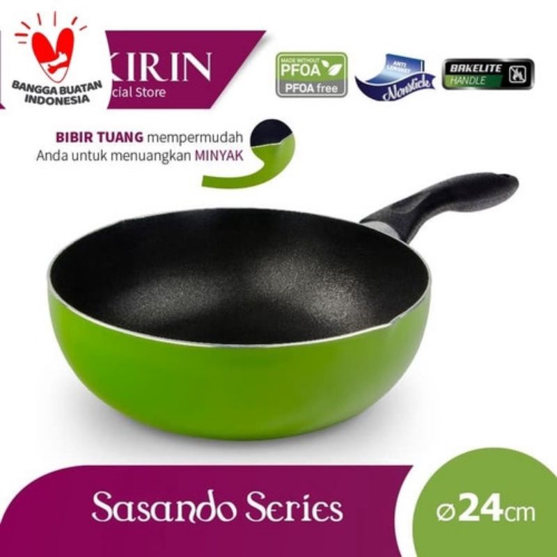 Jual Kirin Deep Fry Pan Sasando Series Panci Penggorengan 24 Cm