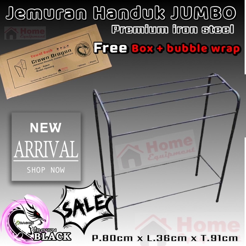 Jual Jemuran Handuk Jumbo Kuat Kokoh Kualitas Premium Bahan Tebal