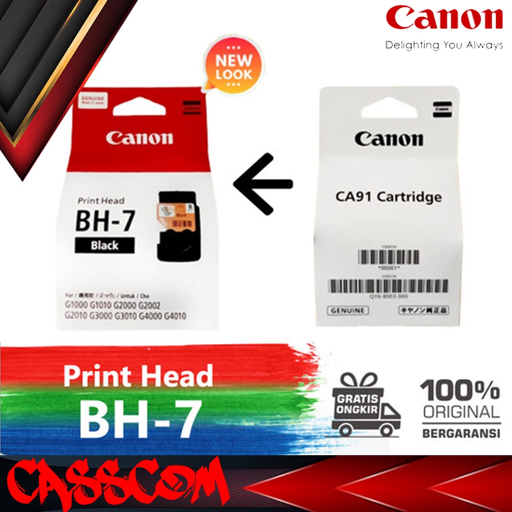 Jual CANON HEAD BH7 BLACK G1000 G1010 G2000 G2010 G3000 G3010 G4010 BH