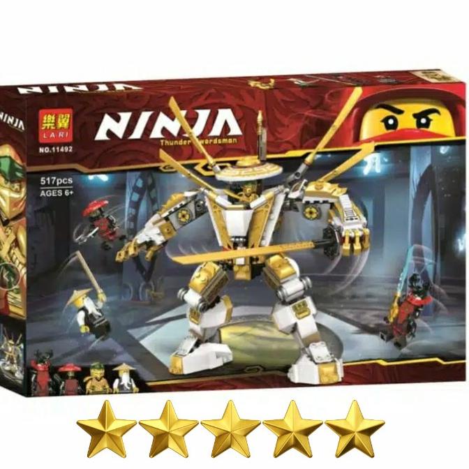 Jual Brick Lego Lari Ninjago Golden Mech Shopee Indonesia