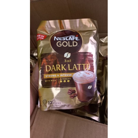 Jual Nescafe Gold Dark Latte Malaysia 408gr Shopee Indonesia