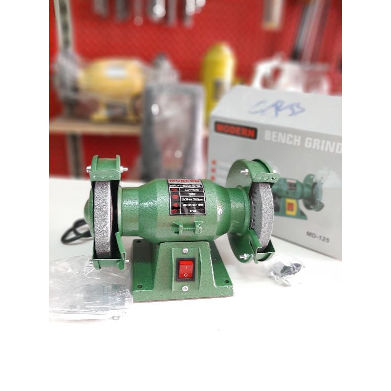 Jual Mesin Gerinda Duduk 5 Inch Modern Bench Grinder Shopee Indonesia