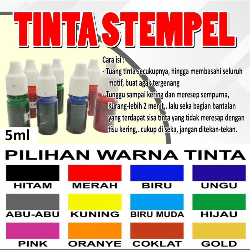 Jual Tinta Stempel Otomatis Shopee Indonesia