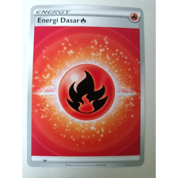 Jual Kartu Pokemon Energi Dasar Api Shopee Indonesia