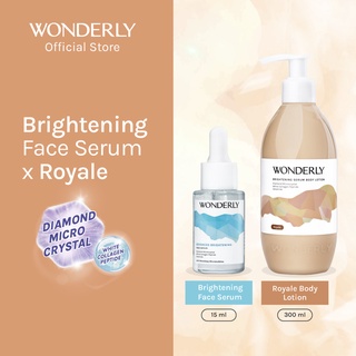 Jual Wonderly Brightening Face Serum Body Lotion Royale Package