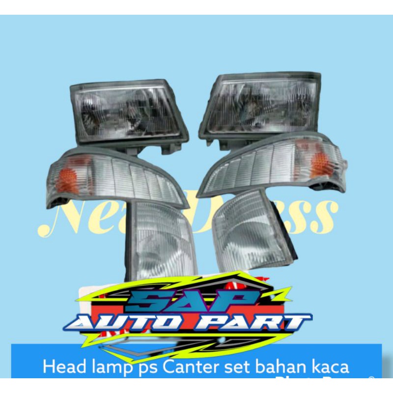 Jual LAMPU DEPAN PS CANTER BAHAN KACA LAMPU SEN ATAS BAWAH KANAN KIRI