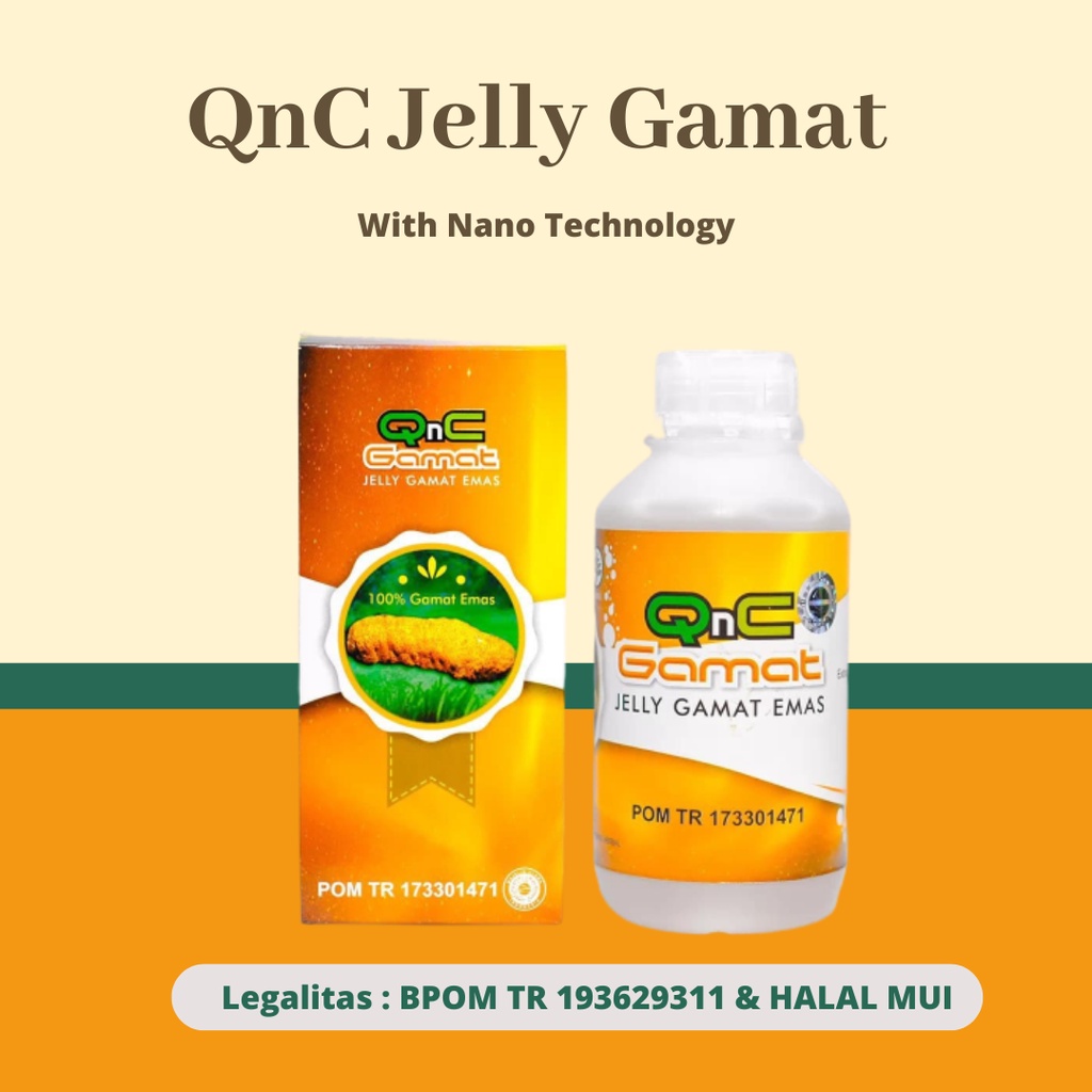 Jual Herbal Alami QnC Jelly Gamat Emas Asli 100 Original Dari