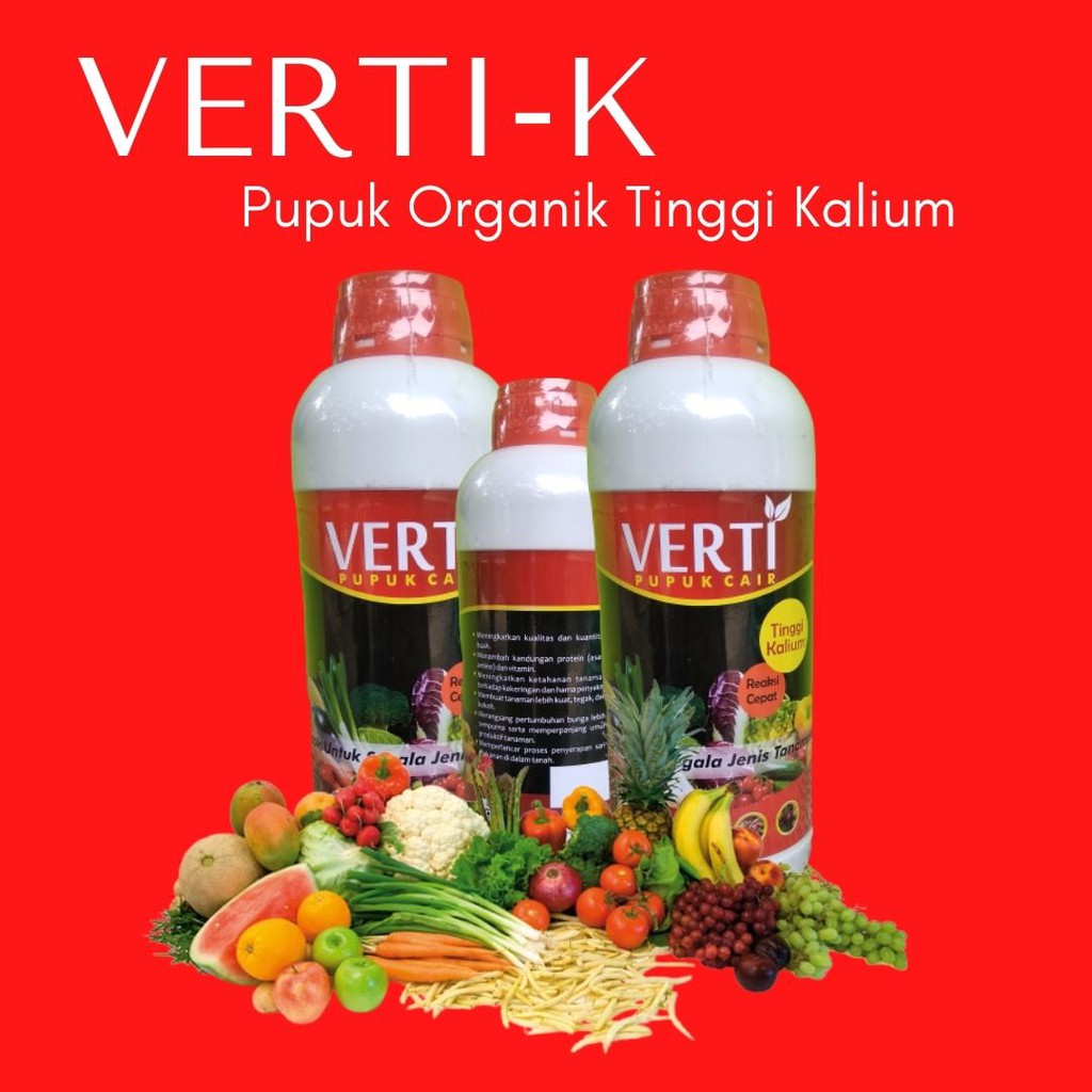 Jual Pupuk Pelengkap Cair Tinggi Kalium Verti K Ml Pupuk Tinggi