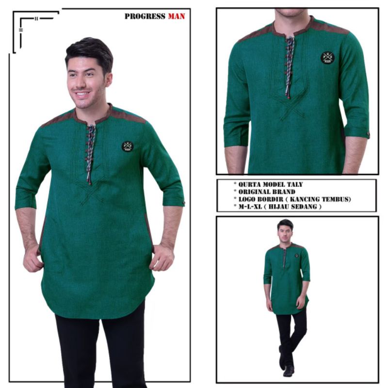 Jual KURTA ORIGINAL PROGRESS MAN GAMIS PRIA ORIGINAL PRODUCT Indonesia