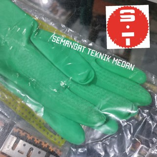 Jual SARUNG TANGAN KARET TEBAL LATEX CAT RUMAH TANGGA PVC GLOVES