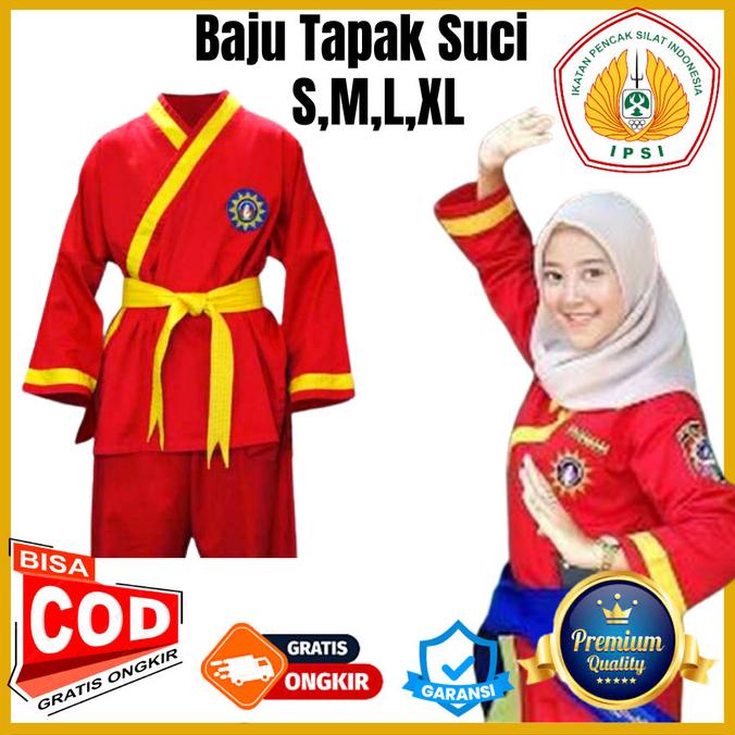 Jual Seragam Silat Baju Tapak Suci Putera Muhammadiyah Lengkap Sabuk