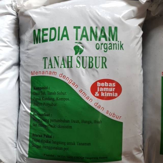 Jual Media Tanam Tanah Subur Organik Berat Kg Siap Pakai