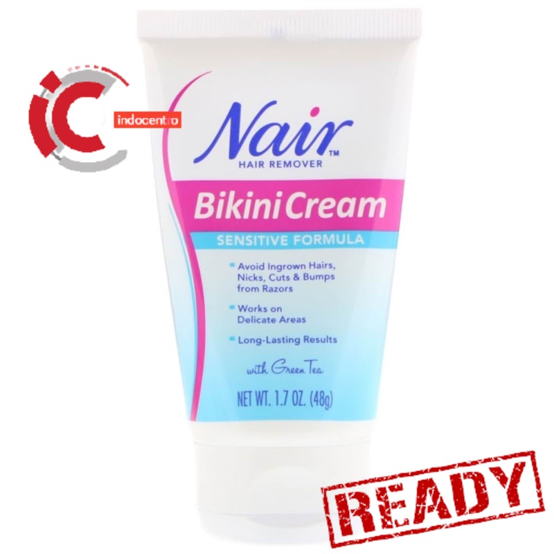 Jual Nair Hair Remover Bikini Cream Sensitive Formula With Green Tea