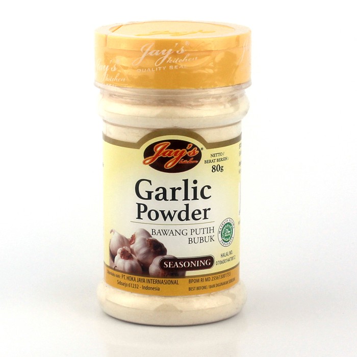 Jual Bumbu Masak Bawang Putih Bubuk Jay S Garlic Powder 80g Shopee