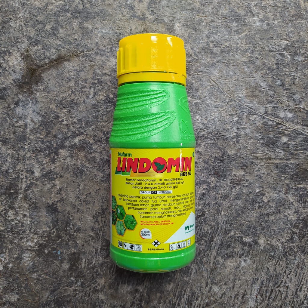 Jual Herbisida LINDOMIN 865 SL Pembasmi Rumput Gulma Original 200ml