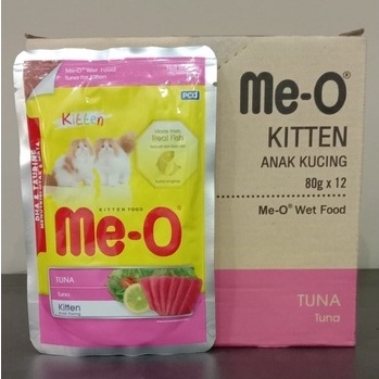 Jual Makanan Kucing Basah Meo Kitten Tuna Gr Shopee Indonesia