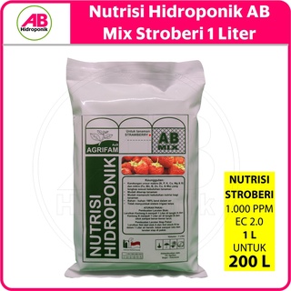 Jual Ab Mix Strawberry Nutrisi Hidroponik Stroberi Liter Shopee