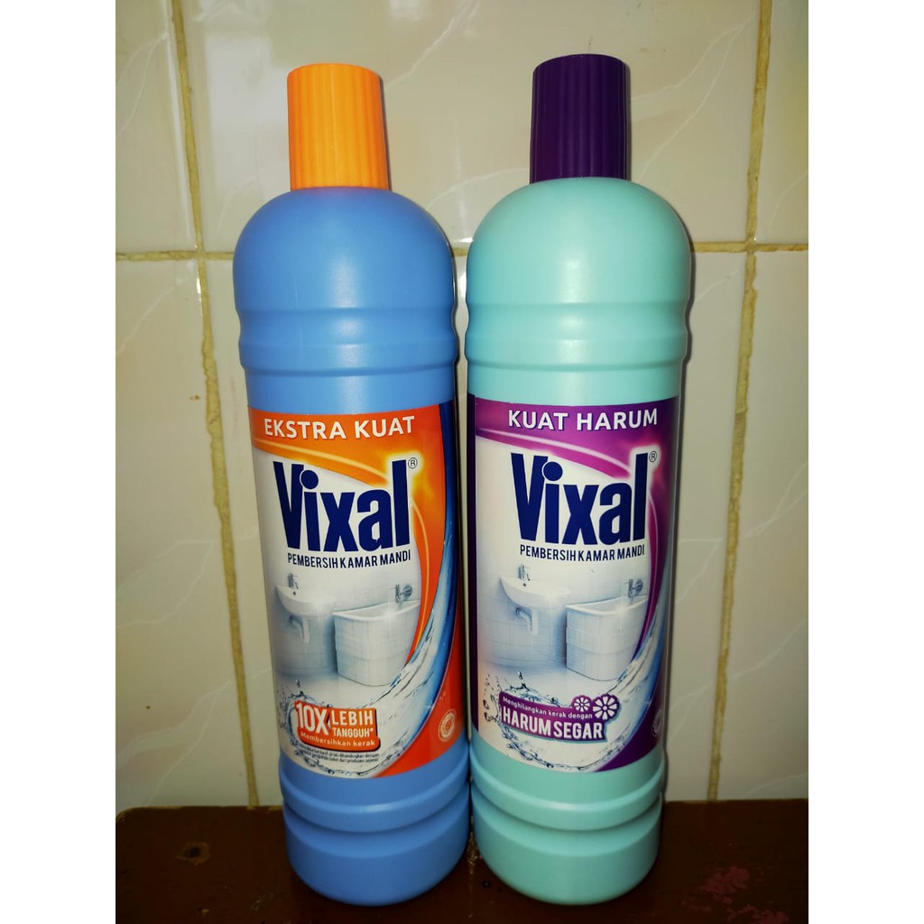 Jual VIXAL PEMBERSIH KAMAR MANDI HIJAU KUAT HARUM 780ML VIXAL