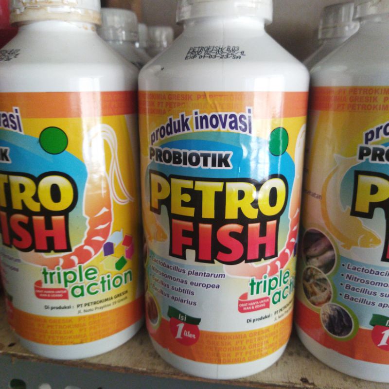 Jual Probiotik Ikan Dan Udang Petro Fish 1liter Shopee Indonesia