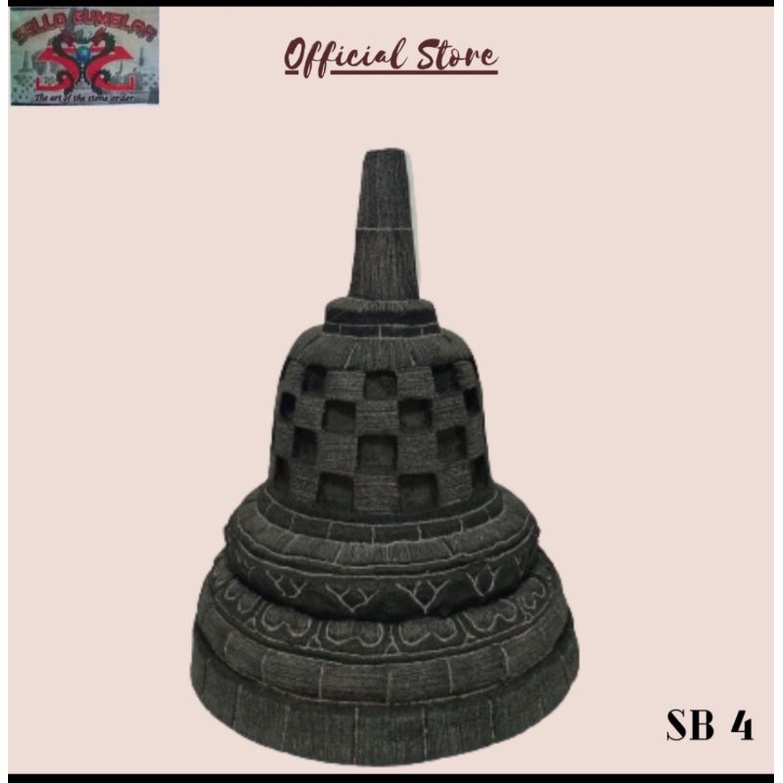 Jual Miniatur Patung Stupa Candi Borobudur Besar Tinggi 18 Cm Shopee