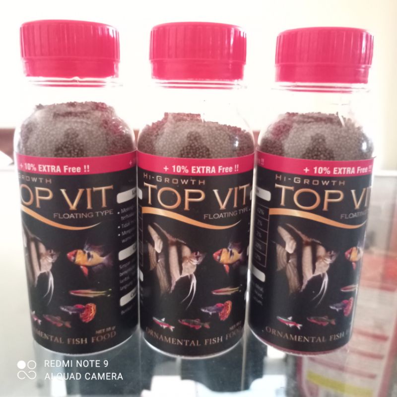 Jual TOP VIT Pelet Micro Pelet Mini Pakan Ikan Kecil Cupang Shopee