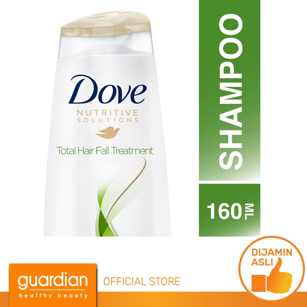 Jual Dove Shampoo Total Hair Fall Treatment 160 Ml Shopee Indonesia