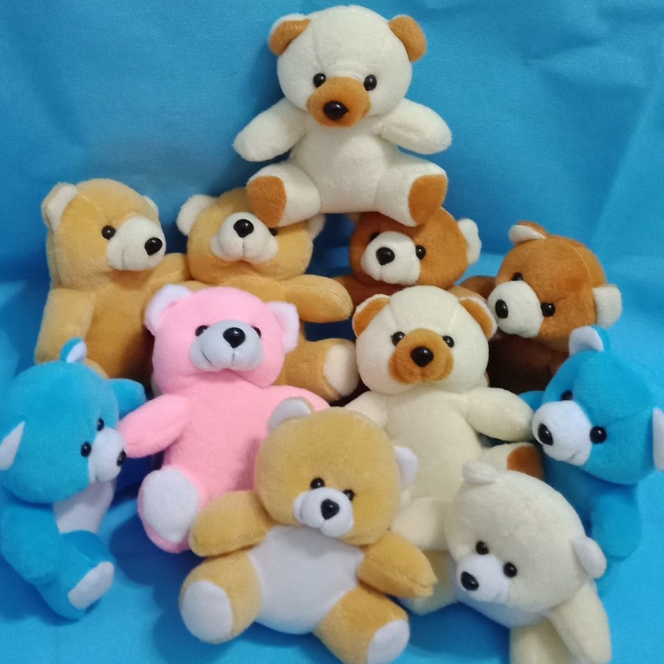 Jual Boneka Beruang Mini Kecil Lucu Boneka Wisuda Teddy Bear Buket