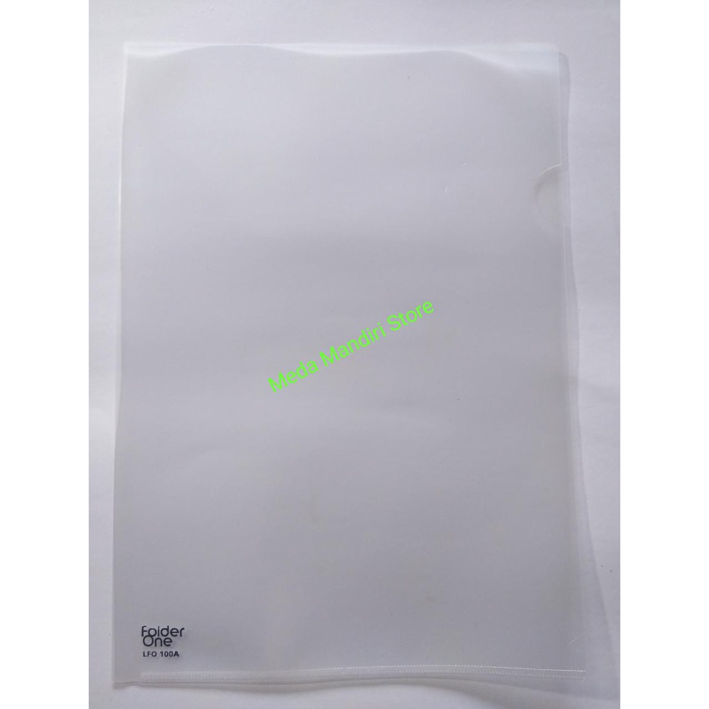 Jual Map L Clear Sleeve A Putih Bening Plastik Mika Transparan Putih