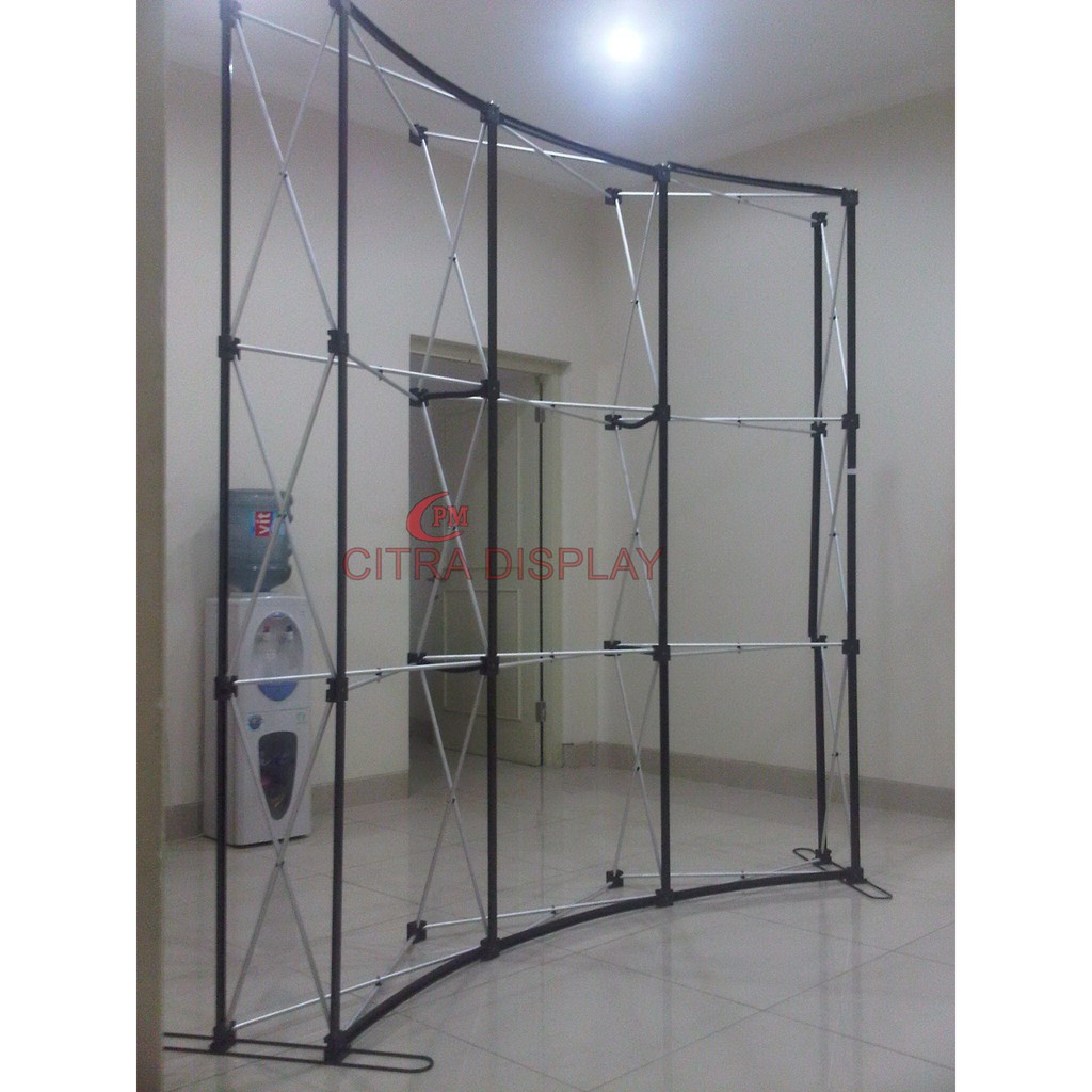 Jual Backwall Backdrop X Curve Lengkung Indonesia Shopee Indonesia