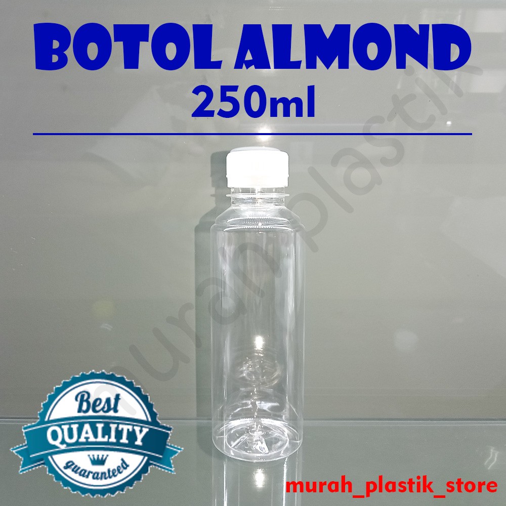 Jual Botol Almond Ml Botol Plastik Ml Botol Ml Tutup