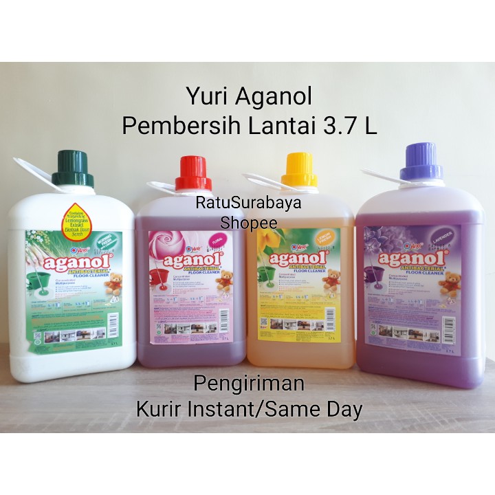 Jual Sabun Pembersih Lantai Refill Yuri Aganol 3 7 L Cairan Pel Lantai