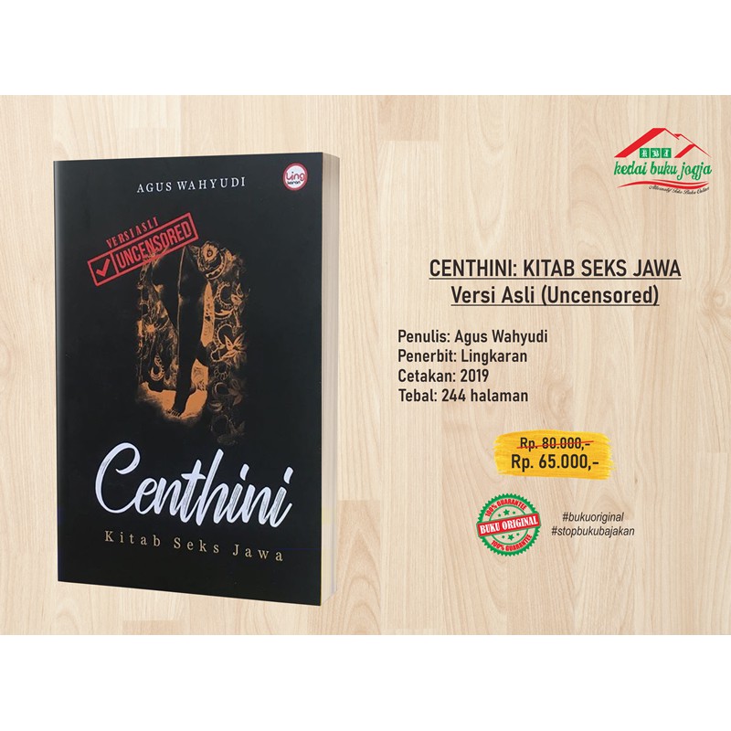 Jual Buku CENTHINI KITAB SEKS JAWA VERSI ASLI Shopee Indonesia