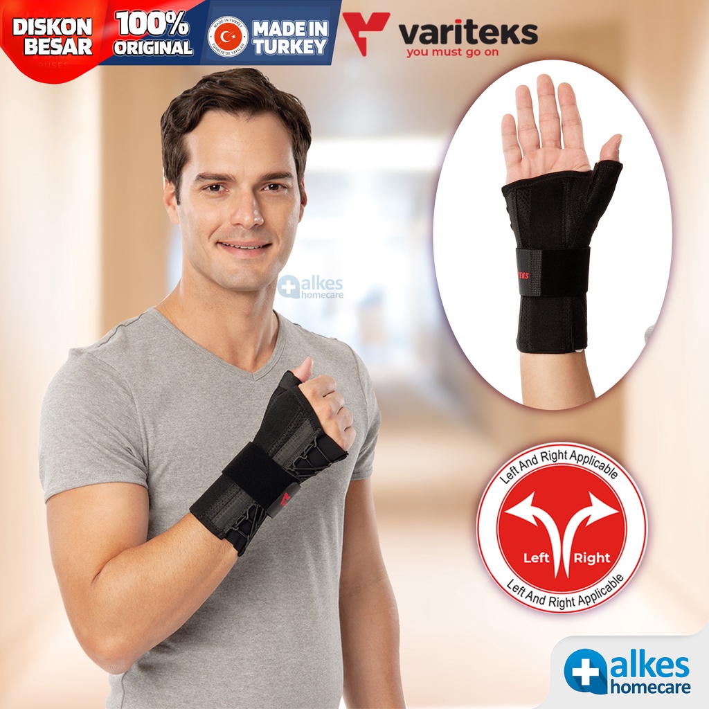 Jual Penyangga Tangan Alat Terapi Variteks Wrist Splint With Thumb