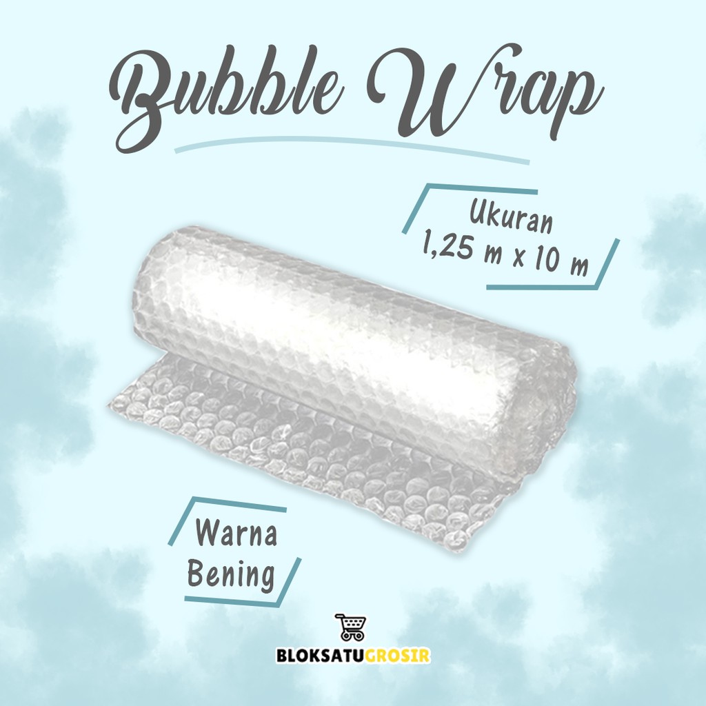 Jual Bubble Wrap Meteran Malang Bening Meter X Meter