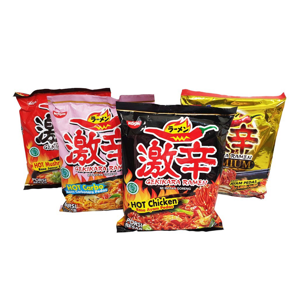 Jual Nissin Gekikara Ramen Samyang Mie Porsi Pas 74G All Variant