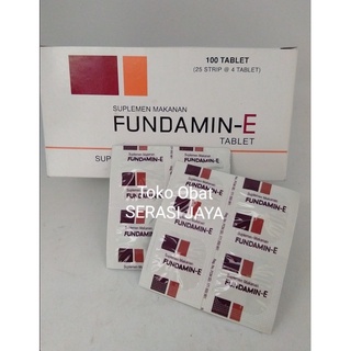 Jual Fundamin E Tablet Suplemen Kesehatan Stamina Tubuh Manjur