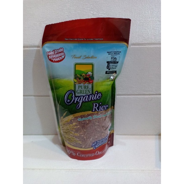 Jual Beras Merah Organik Organic Red Rice Pure Green Kg Shopee