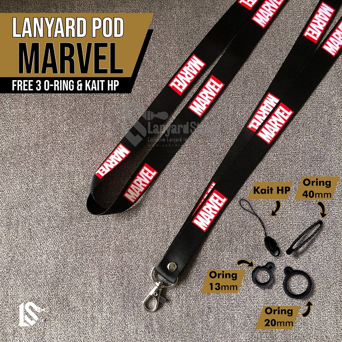 Jual Lanyard Id Card Gantungan Hp Vapoor Pood Premium Full Set