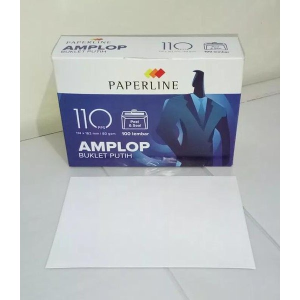 Jual Amplop Paperline Pps Putih Polos Shopee Indonesia