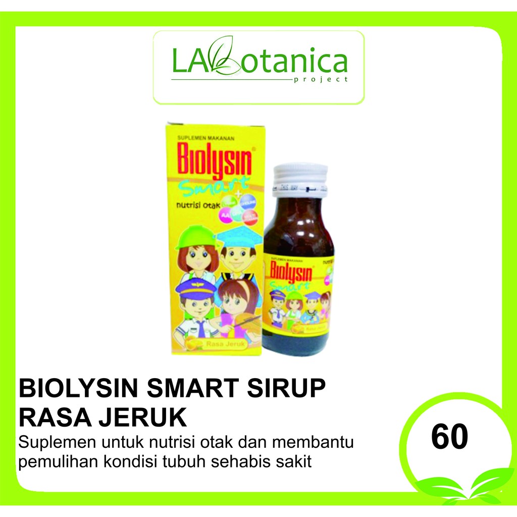 Jual Biolysin Smart Sirup Rasa Jeruk Ml Shopee Indonesia