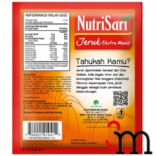 Jual Jus Nutrisari Jeruk Extra Manis Renceng Sachet Jus