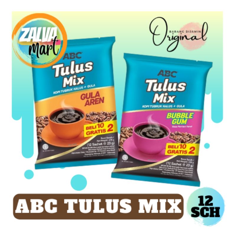 Jual ABC Tulus Mix Kopi Gula Aren Bubble Gum 12 X 23 G MA30 Uopp