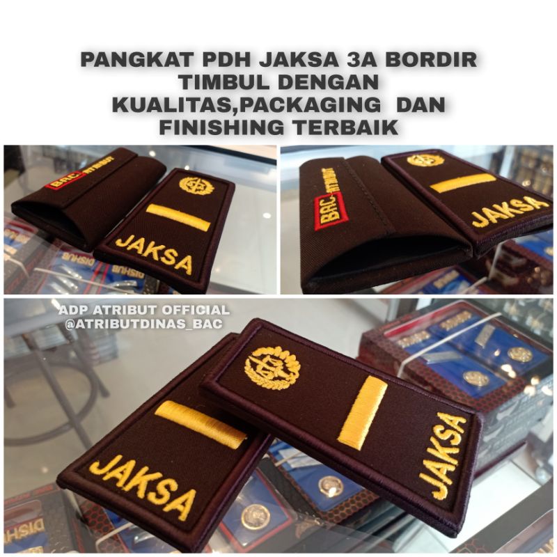 Jual Pangkat PDH JAKSA Golongan 3a IIIa Exclusive Shopee Indonesia