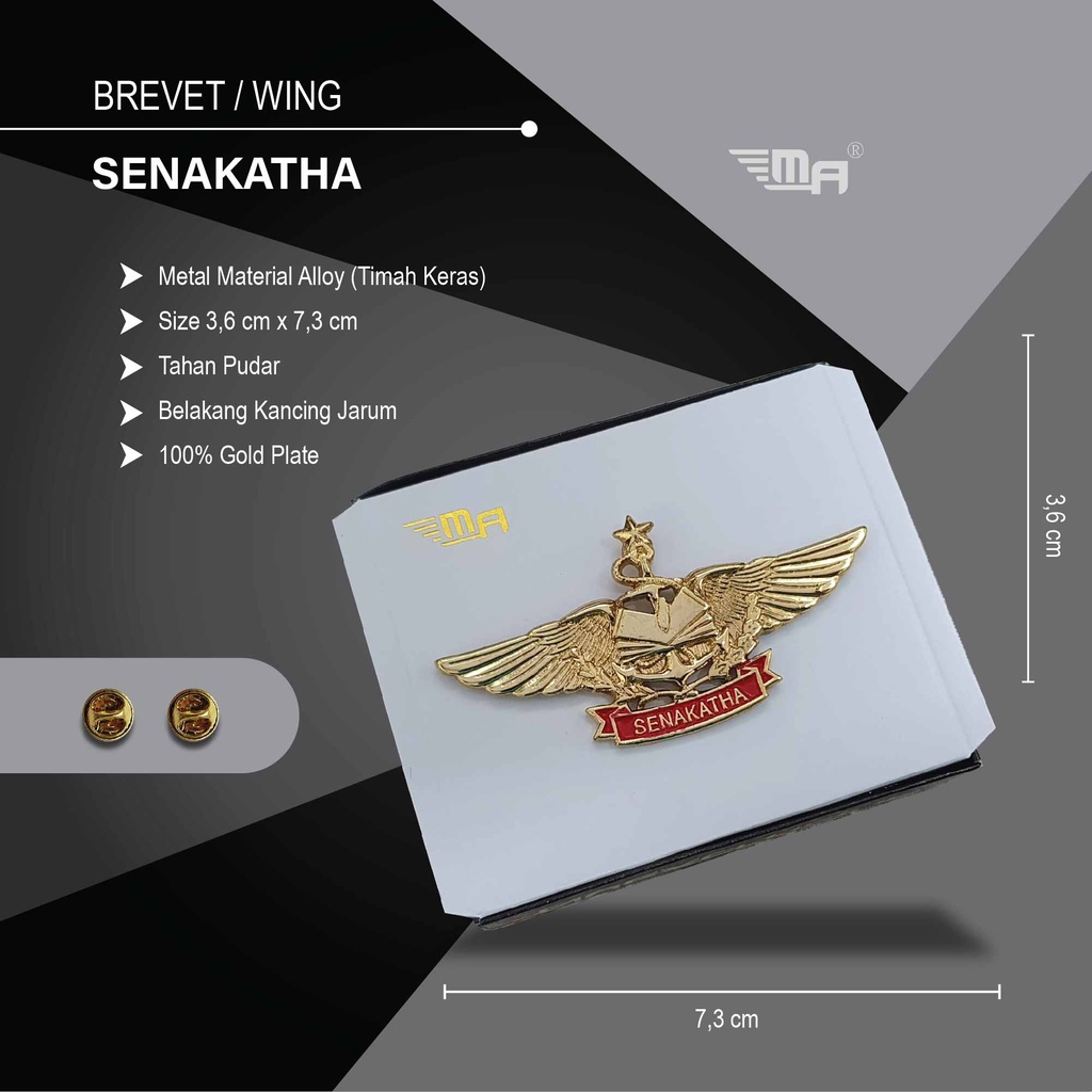 Jual Wing Senakatha Pdh Brevet Pin Wing Senakatha Shopee Indonesia